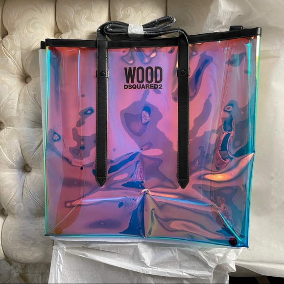 wood by DSQUARED2 TOTE BAG metallique - Picture 2 of 4